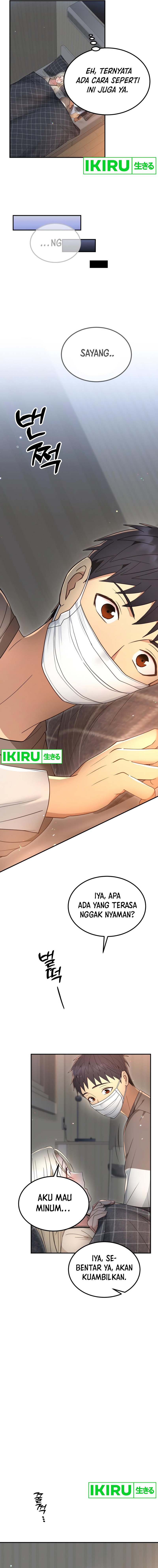 Living in a Studio Condo With the Saintess Chapter 39 Bahasa Indonesia