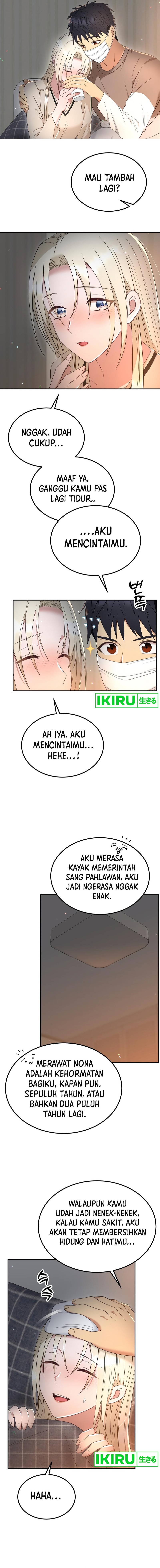Living in a Studio Condo With the Saintess Chapter 39 Bahasa Indonesia