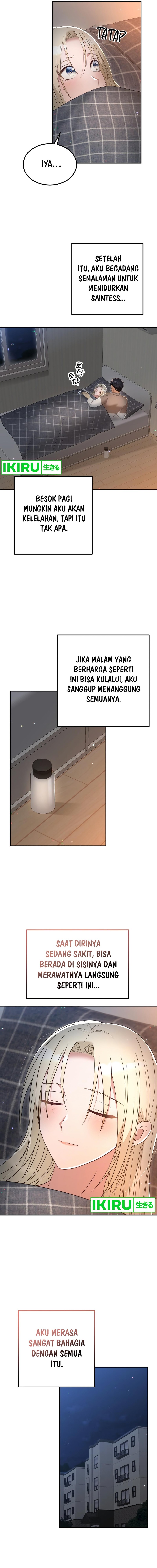 Living in a Studio Condo With the Saintess Chapter 39 Bahasa Indonesia