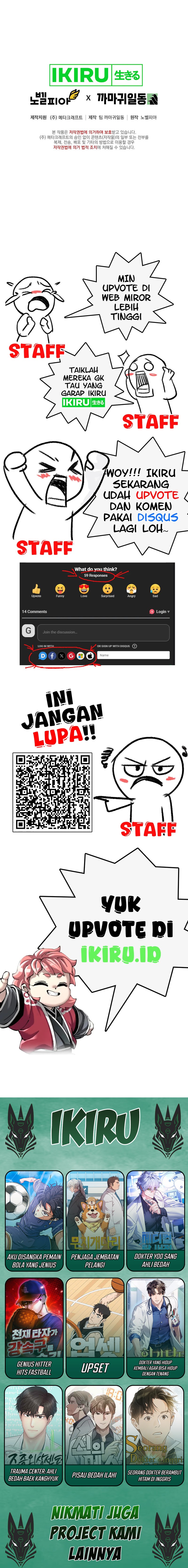 Living in a Studio Condo With the Saintess Chapter 39 Bahasa Indonesia