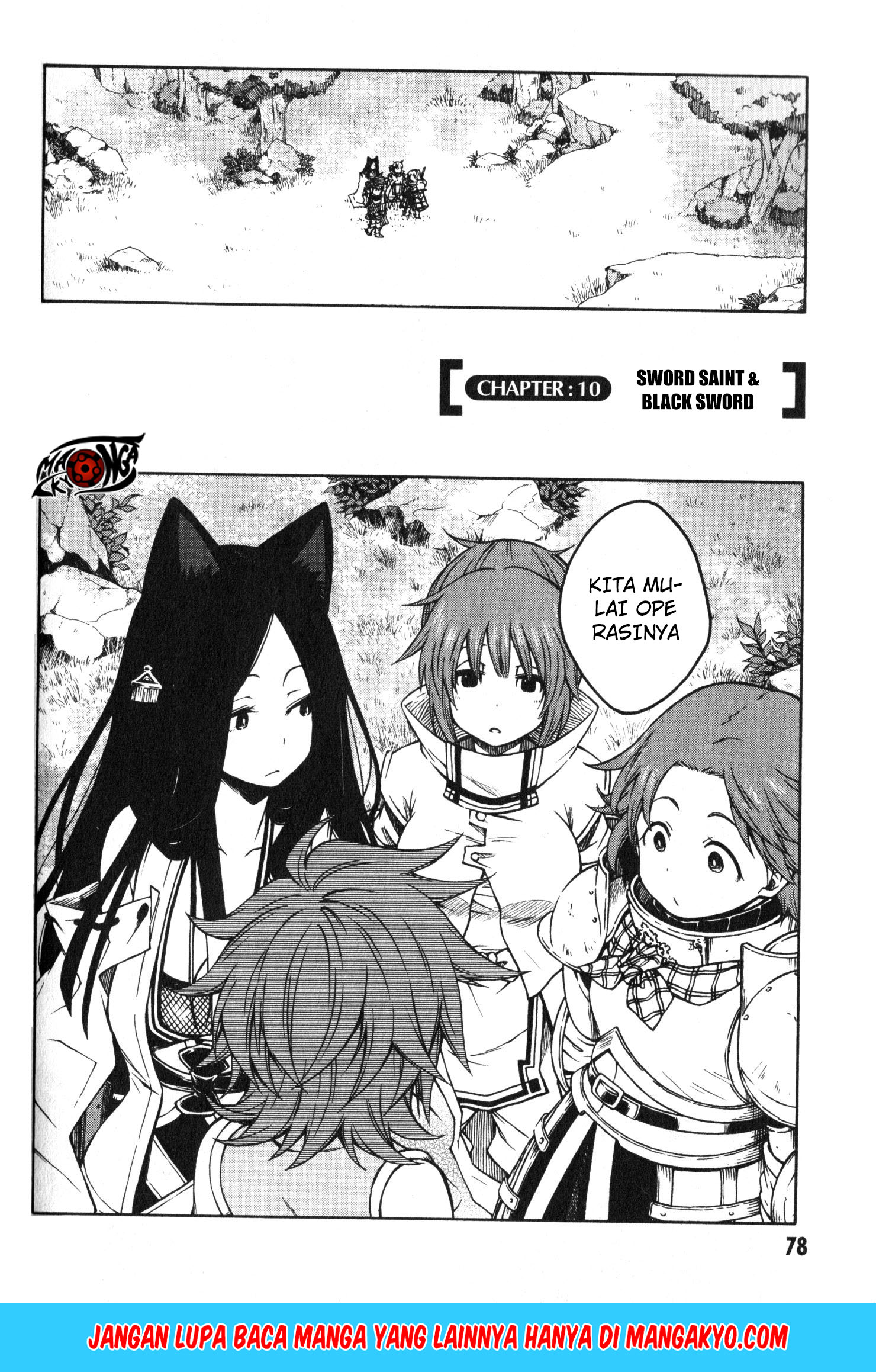 Log Horizon – Nishikaze no Ryodan Chapter 10 Bahasa Indonesia