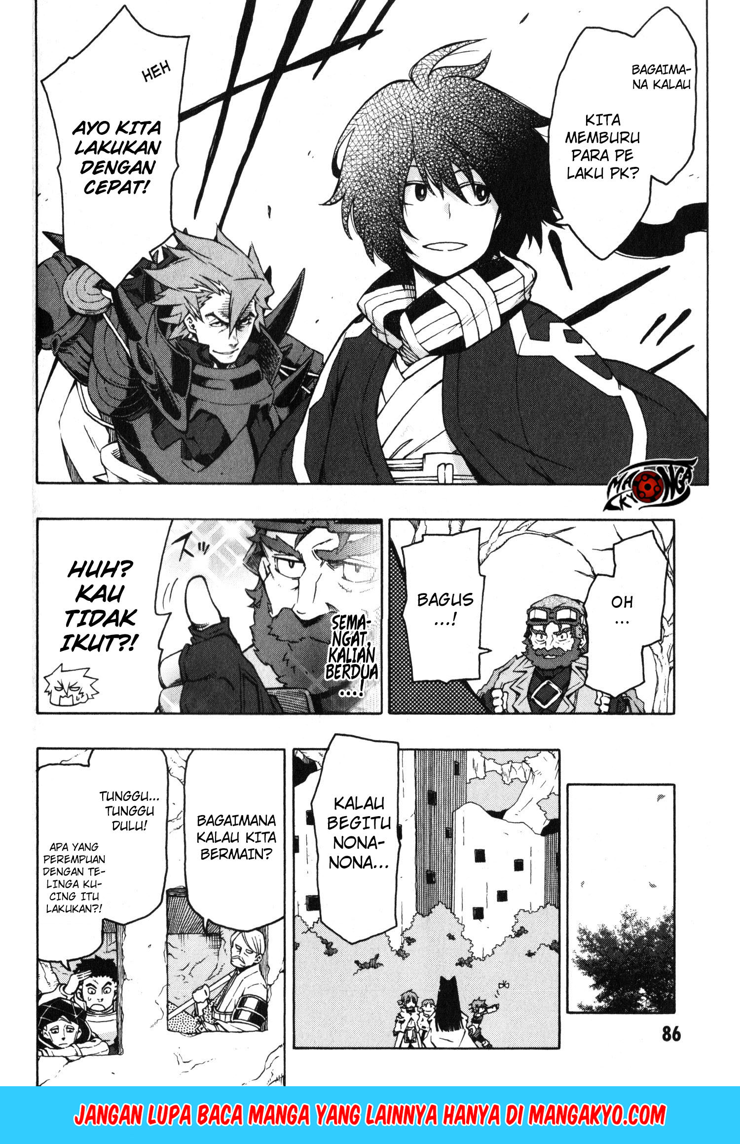 Log Horizon – Nishikaze no Ryodan Chapter 10 Bahasa Indonesia