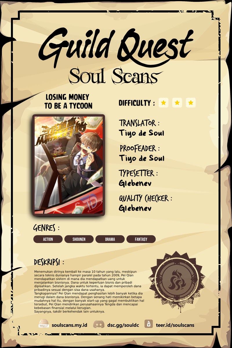 Losing Money to Be a Tycoon Chapter 89 Bahasa Indonesia