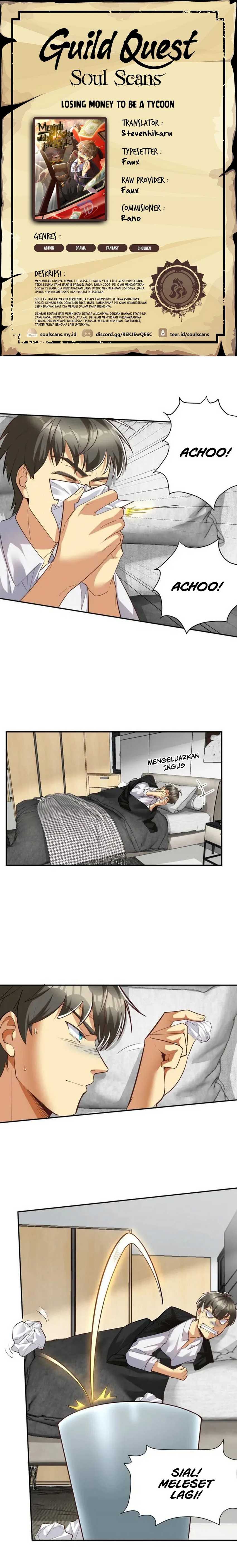 Losing Money to Be a Tycoon Chapter 141 Bahasa Indonesia