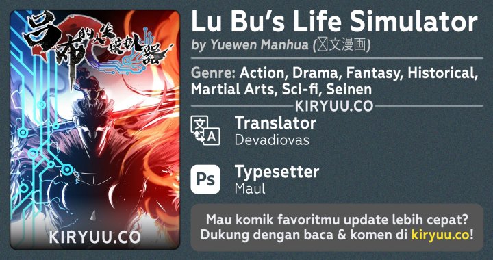 Lu Bu’s Life Simulator Chapter 110 Bahasa Indonesia