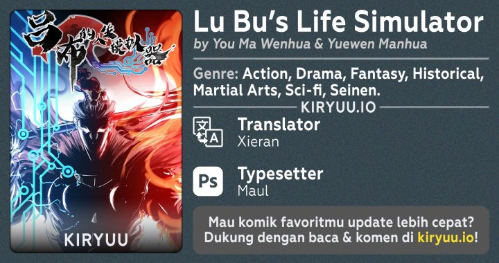 Lu Bu’s Life Simulator Chapter 122 Bahasa Indonesia