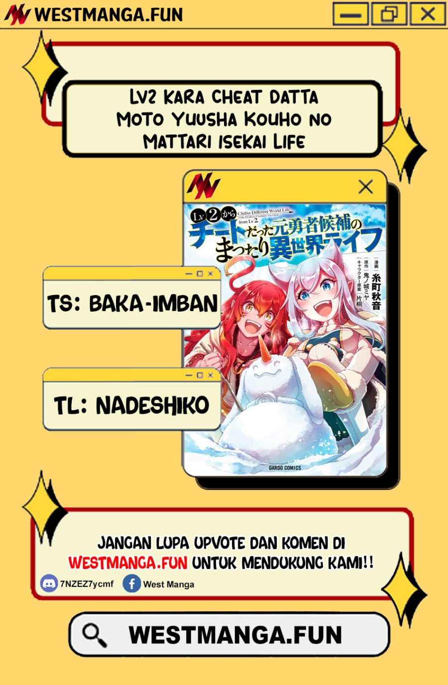 Lv2 kara Cheat datta Moto Yuusha Kouho no Mattari Isekai Life chapter 58