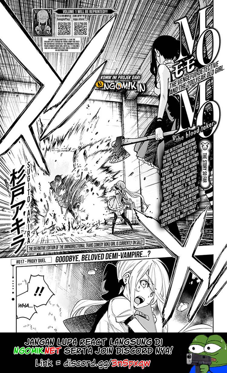 MOMO: The Blood Taker Chapter 17 Bahasa Indonesia