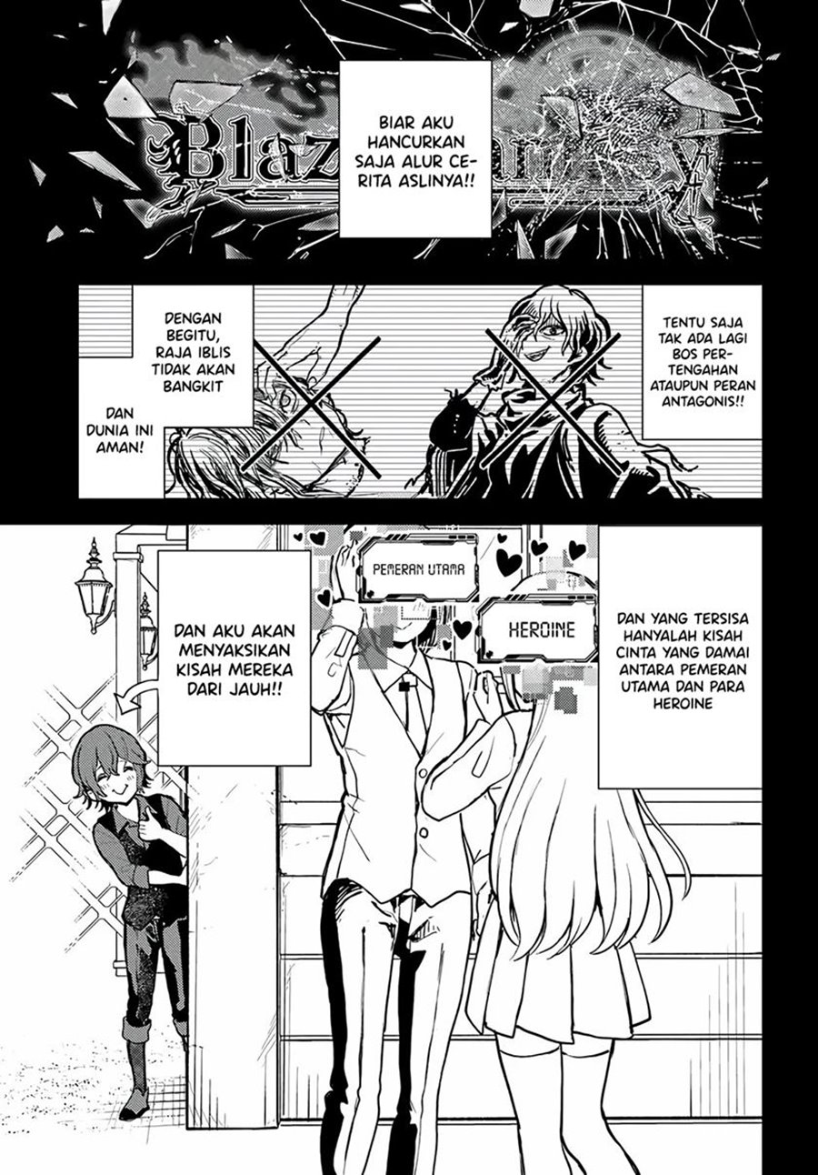 Magan no Akuyaku ni Tensei Shita no de Oshi Chara o Mimamoru Mob o Mezashimasu Chapter 01 Bahasa Indonesia
