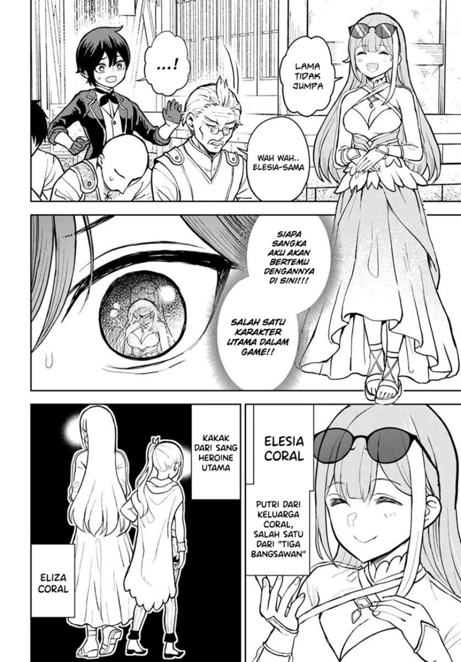 Magan no Akuyaku ni Tensei Shita no de Oshi Chara o Mimamoru Mob o Mezashimasu Chapter 04.1 Bahasa Indonesia