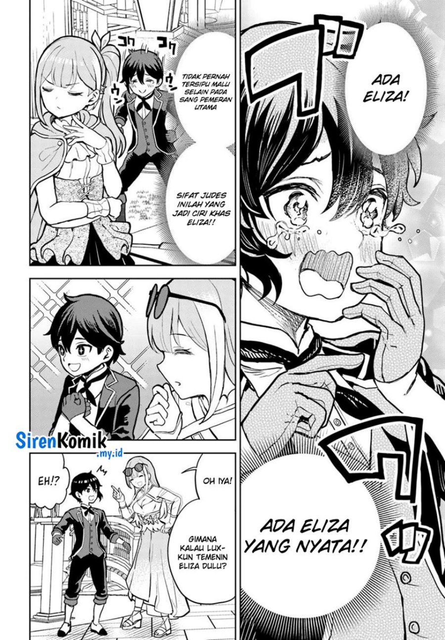 Magan no Akuyaku ni Tensei Shita no de Oshi Chara o Mimamoru Mob o Mezashimasu Chapter 04.1 Bahasa Indonesia
