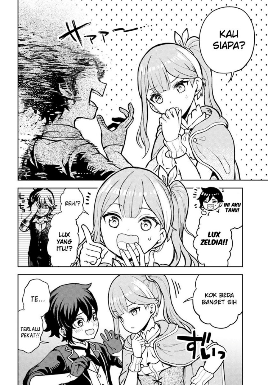 Magan no Akuyaku ni Tensei Shita no de Oshi Chara o Mimamoru Mob o Mezashimasu Chapter 04.1 Bahasa Indonesia