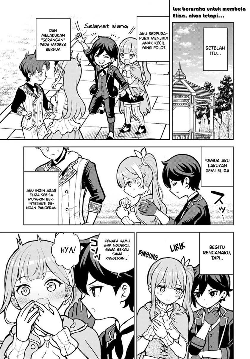 Magan no Akuyaku ni Tensei Shita no de Oshi Chara o Mimamoru Mob o Mezashimasu Chapter 05.1 Bahasa Indonesia