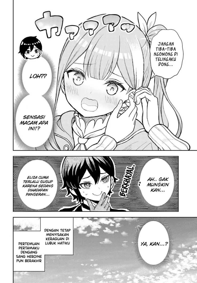 Magan no Akuyaku ni Tensei Shita no de Oshi Chara o Mimamoru Mob o Mezashimasu Chapter 05.1 Bahasa Indonesia