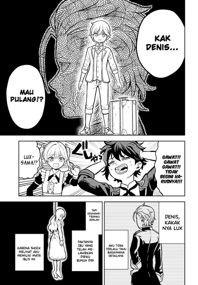 Magan no Akuyaku ni Tensei Shita no de Oshi Chara o Mimamoru Mob o Mezashimasu Chapter 05.1 Bahasa Indonesia