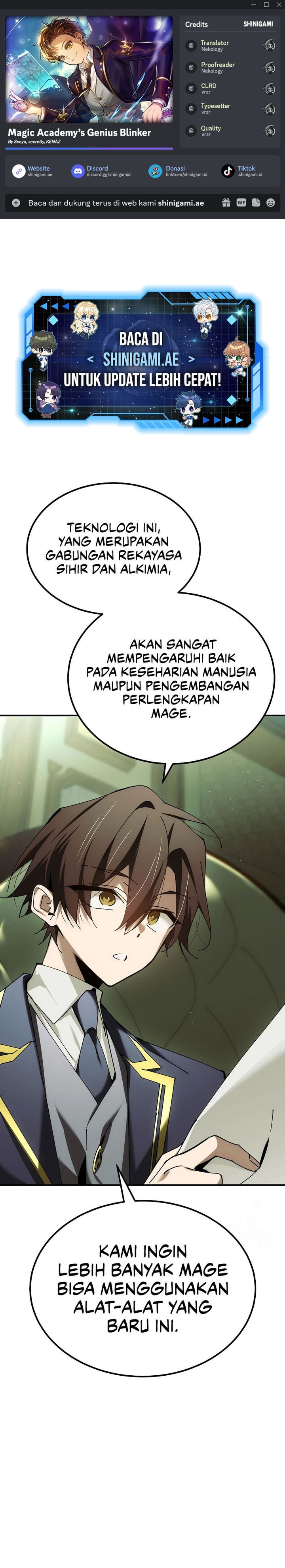 Magic Academy’s Genius Blinker Chapter 55 Bahasa Indonesia