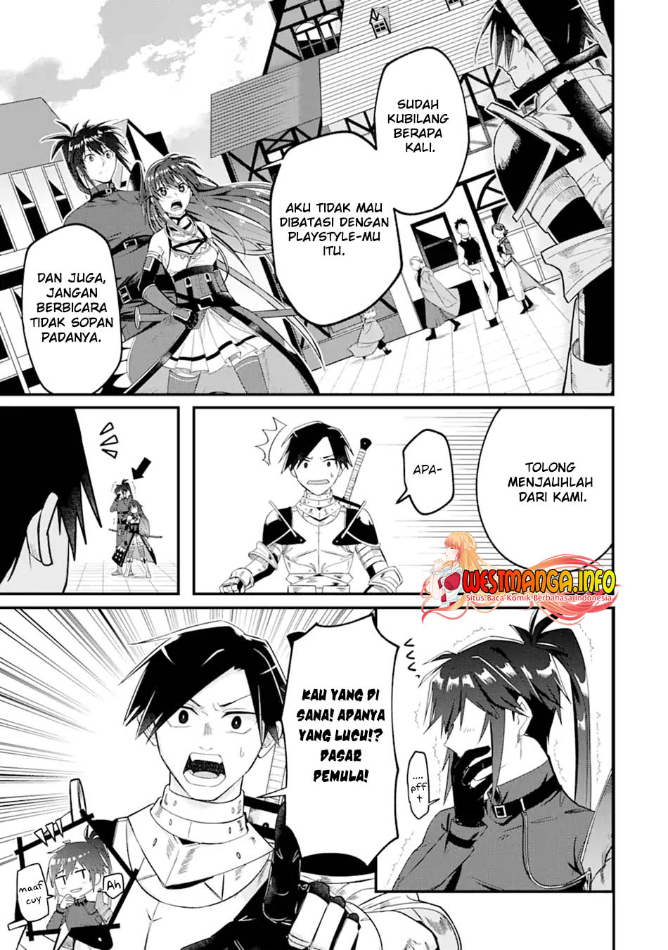 Magica Technica ~Sword Demon Rakshasa’s VRMMO Battle Record~ Chapter 01.3 Bahasa Indonesia