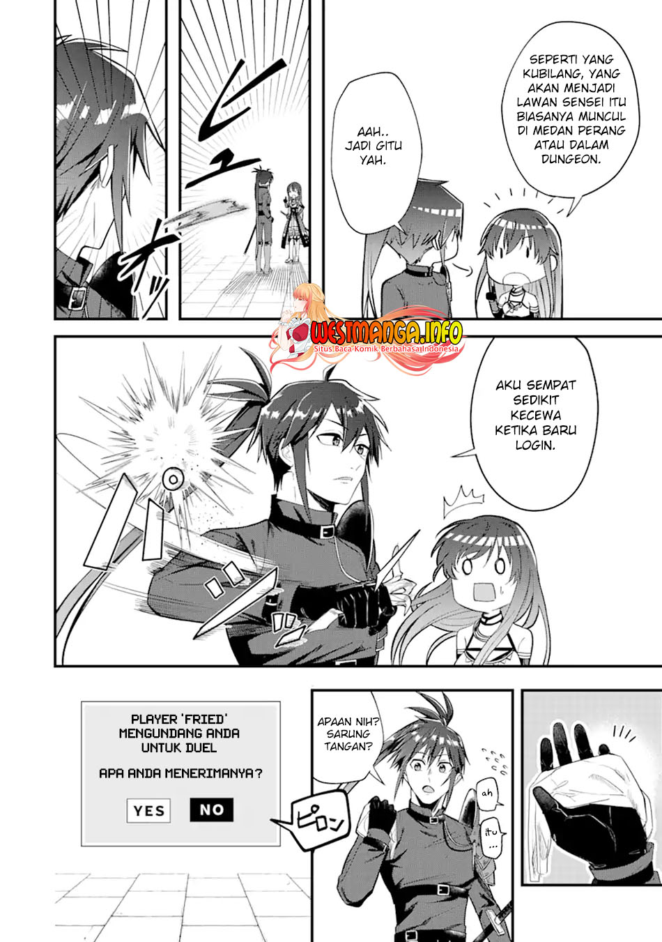 Magica Technica ~Sword Demon Rakshasa’s VRMMO Battle Record~ Chapter 01.3 Bahasa Indonesia