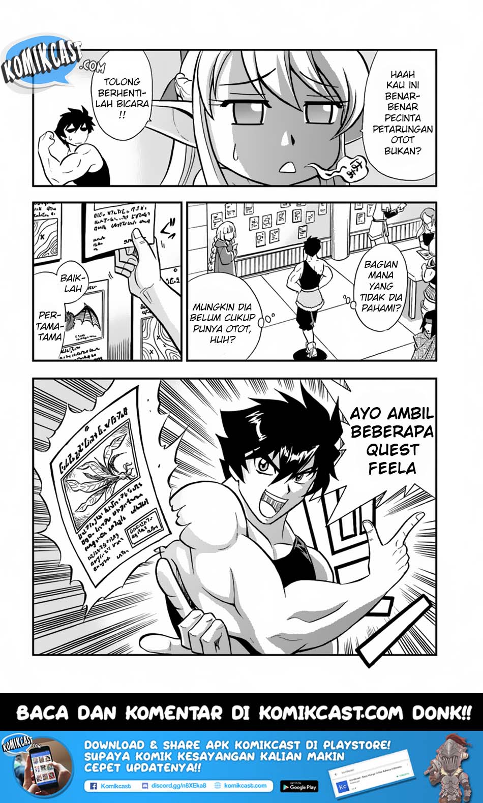 Mahou? Sonna Koto yori Kinniku da! Chapter 03 Bahasa Indonesia