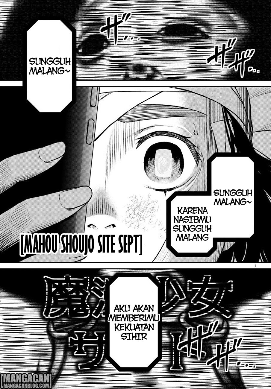 Mahou Shoujo Site: Nanoka hen Chapter 01 Bahasa Indonesia