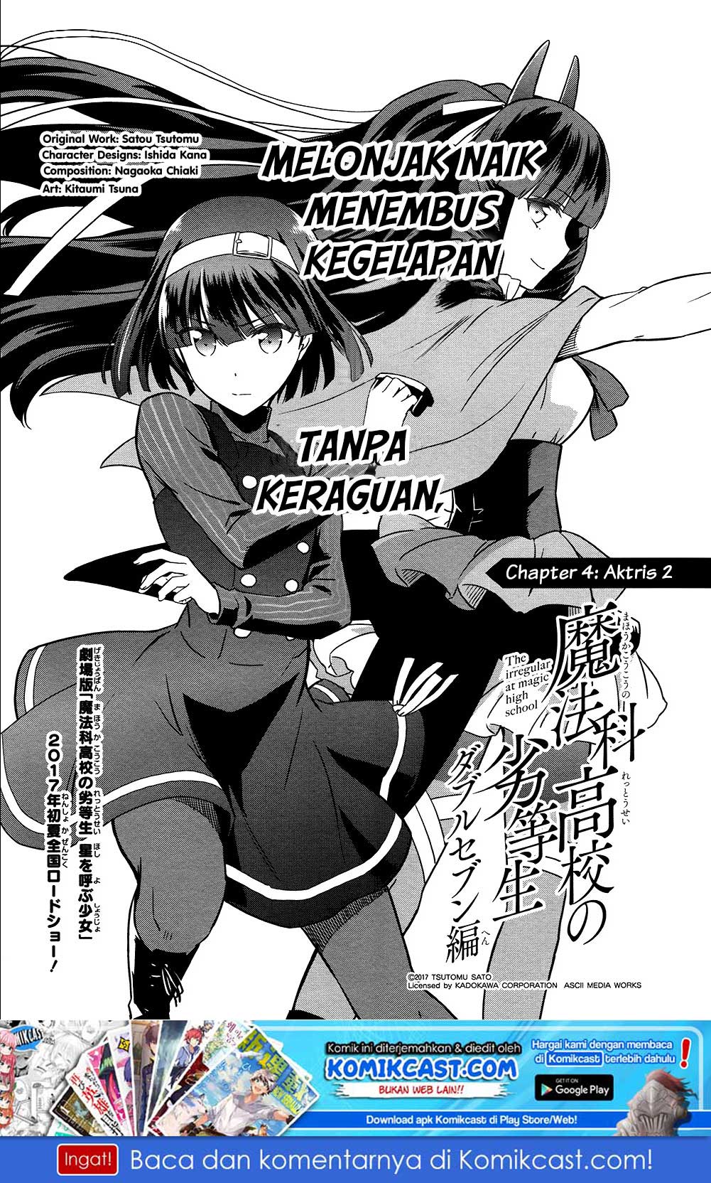 Mahouka Koukou no Rettousei: Double Seven-hen Chapter 04 Bahasa Indonesia