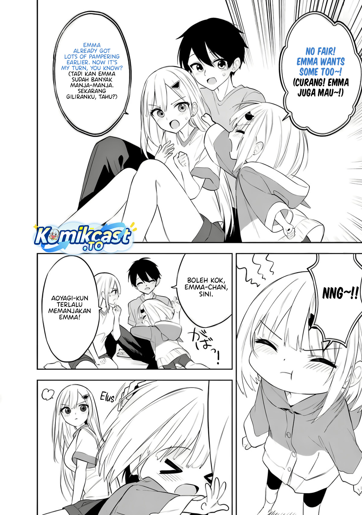Maigo ni Natteita Youjo o Tasuketara, Otonari ni Sumu Bishoujo Ryuugakusei ga Ie ni Asobi ni Kuru You ni Natta Ken ni Tsuite Chapter 27 Bahasa Indonesia