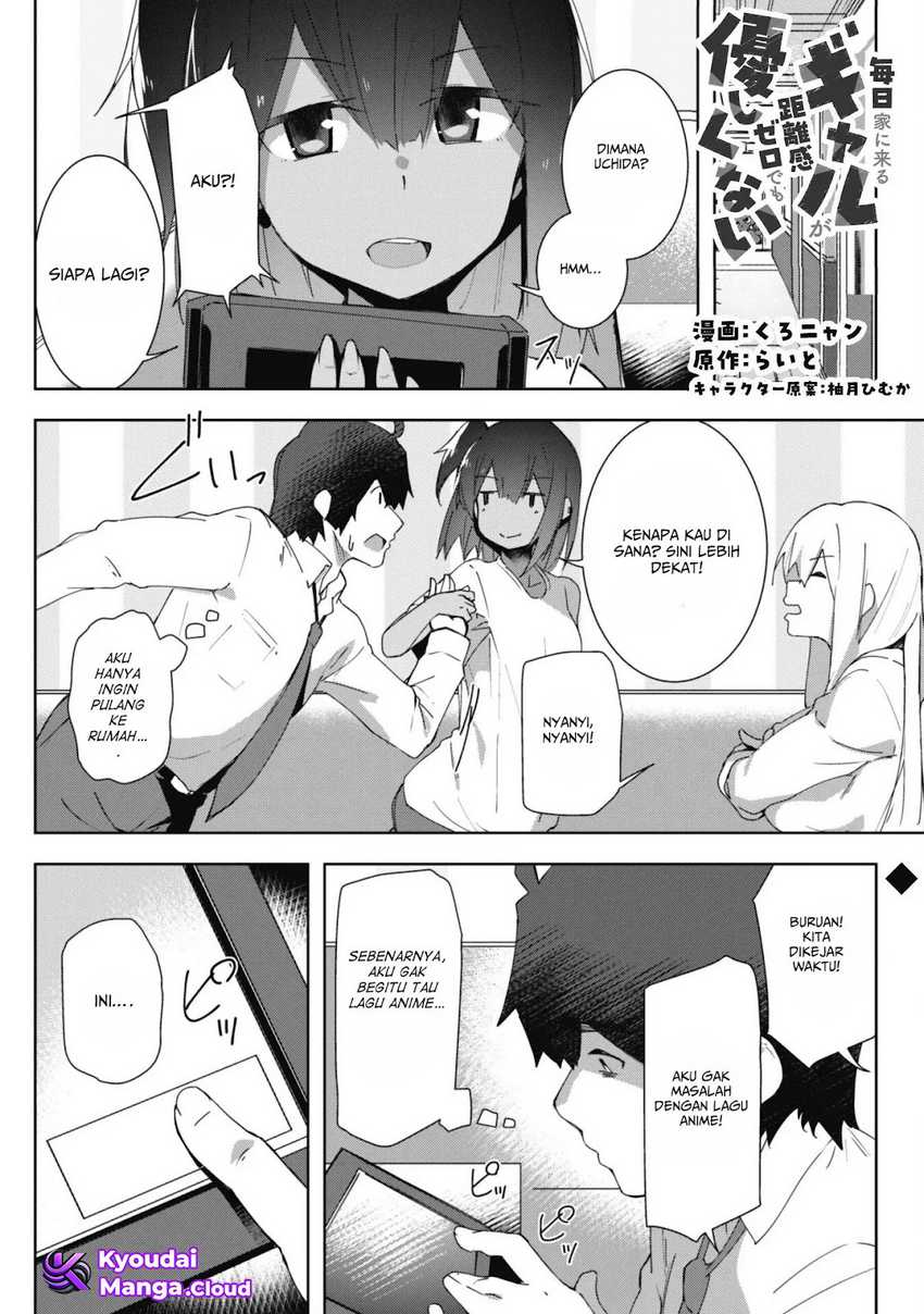 Mainichi Ie ni Kuru Gal ga Kyorikan Zero Demo Yasashiku nai Chapter 07.2 Bahasa Indonesia