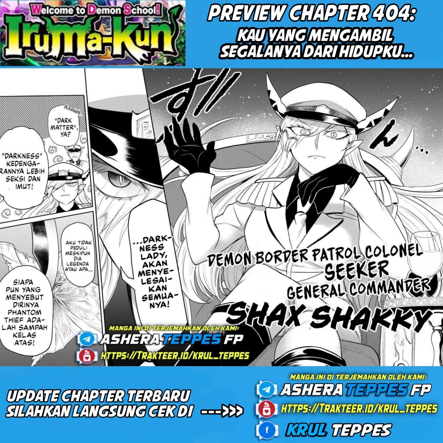 Mairimashita! Iruma-kun chapter 396