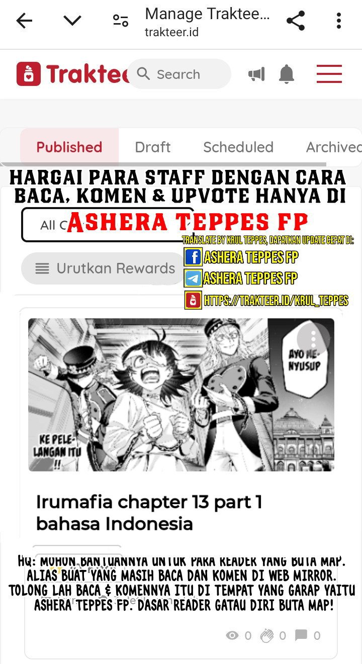 Mairimashita! Iruma-kun: If Episode of Mafia chapter 9