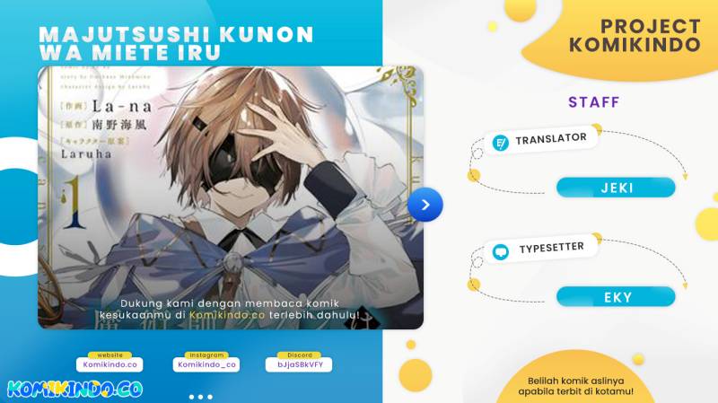 Majutsushi Kunon wa Miete Iru Chapter 11.1 Bahasa Indonesia