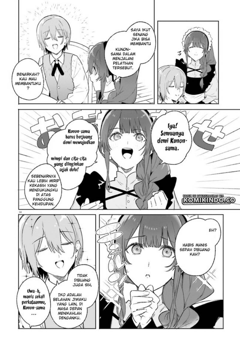 Majutsushi Kunon wa Miete Iru Chapter 11.1 Bahasa Indonesia