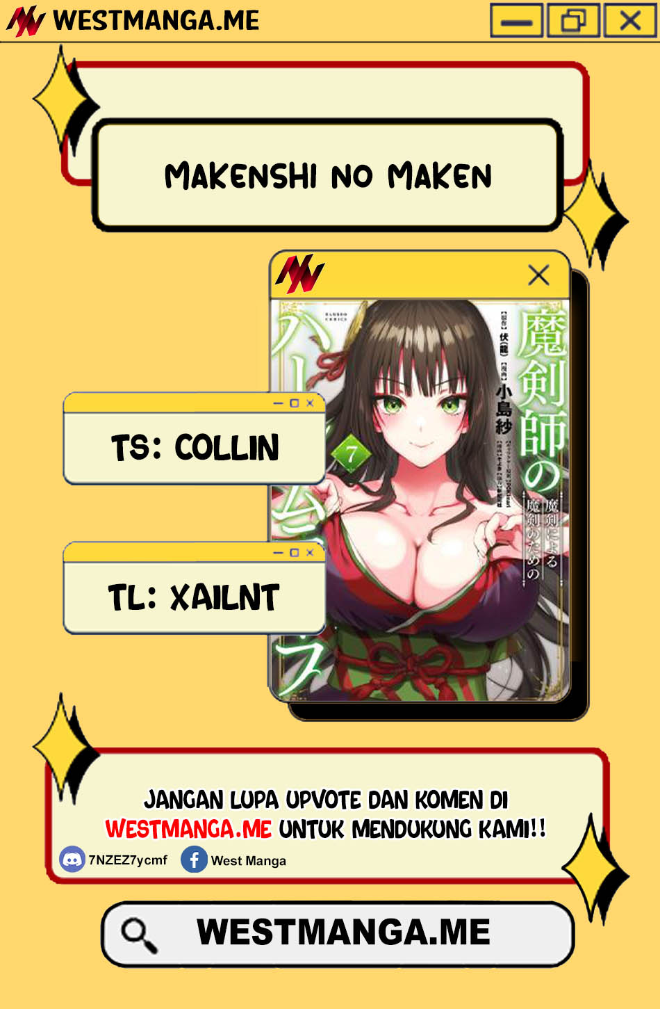 Makenshi no Maken Niyoru Maken no Tame no Harem Life Chapter 34 Bahasa Indonesia