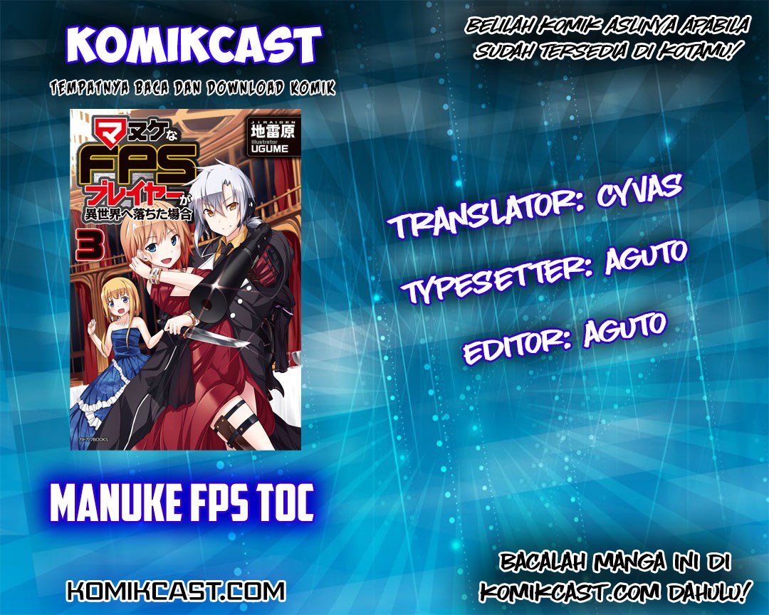 Manuke na FPS Player ga Isekai e Ochita Baai Chapter 03.1 Bahasa Indonesia