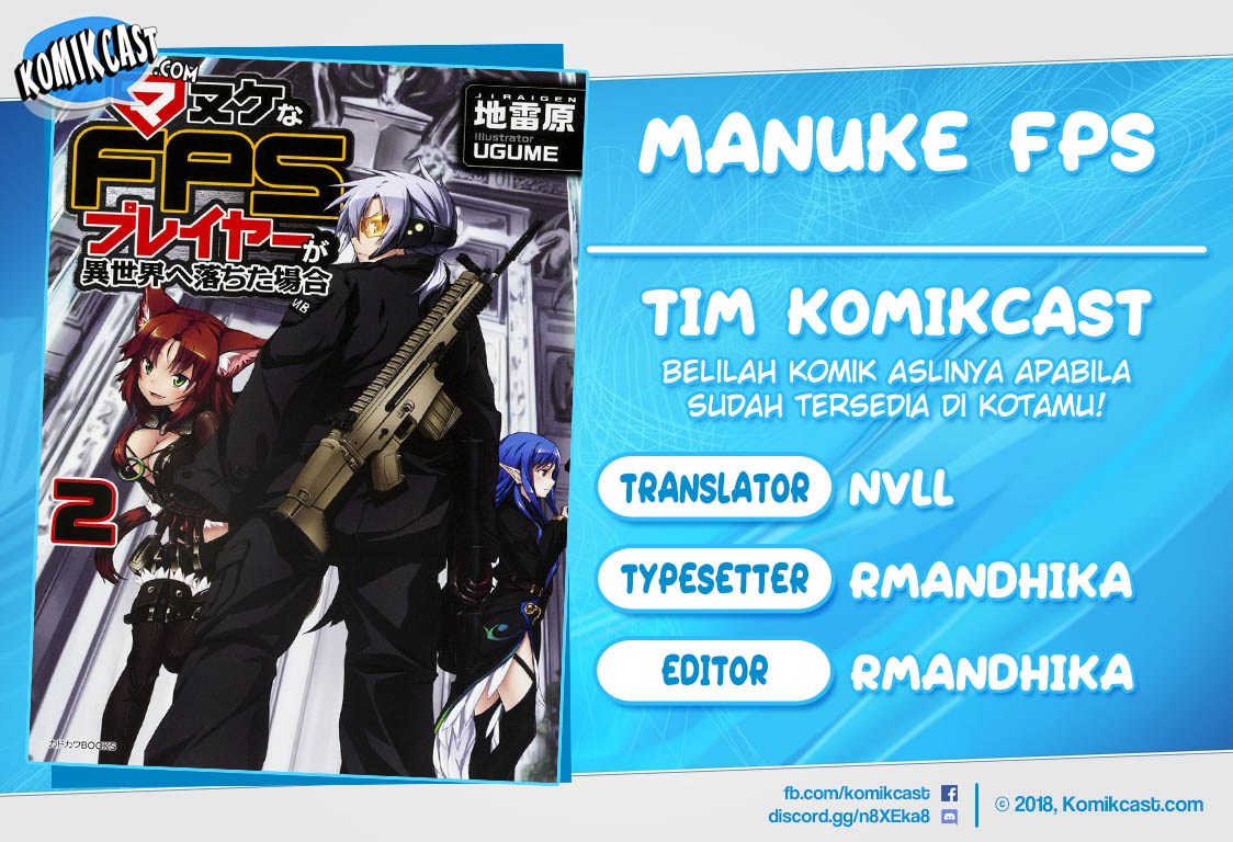 Manuke na FPS Player ga Isekai e Ochita Baai Chapter 12.1 Bahasa Indonesia