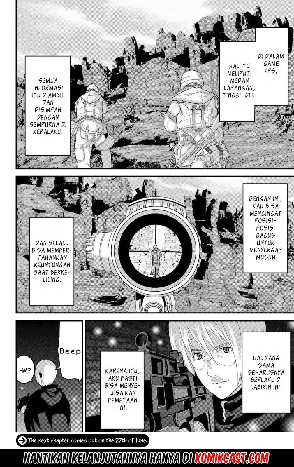 Manuke na FPS Player ga Isekai e Ochita Baai Chapter 12.1 Bahasa Indonesia