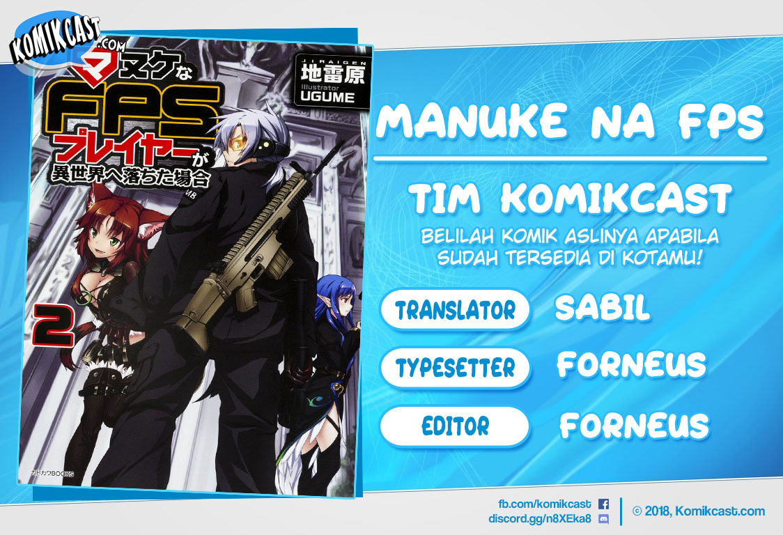 Manuke na FPS Player ga Isekai e Ochita Baai Chapter 17.2 Bahasa Indonesia