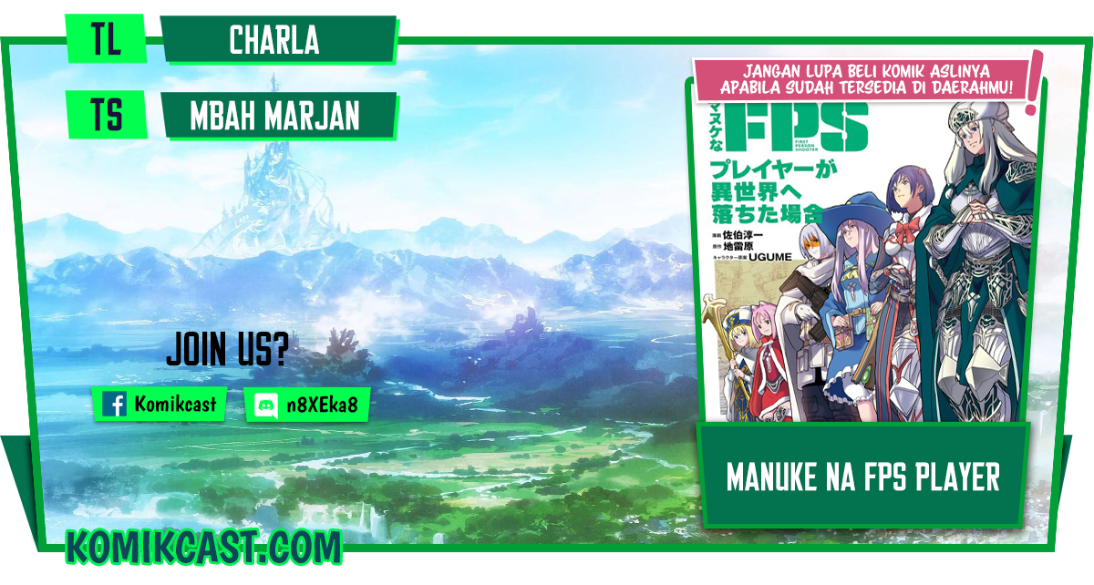 Manuke na FPS Player ga Isekai e Ochita Baai Chapter 23.1 Bahasa Indonesia