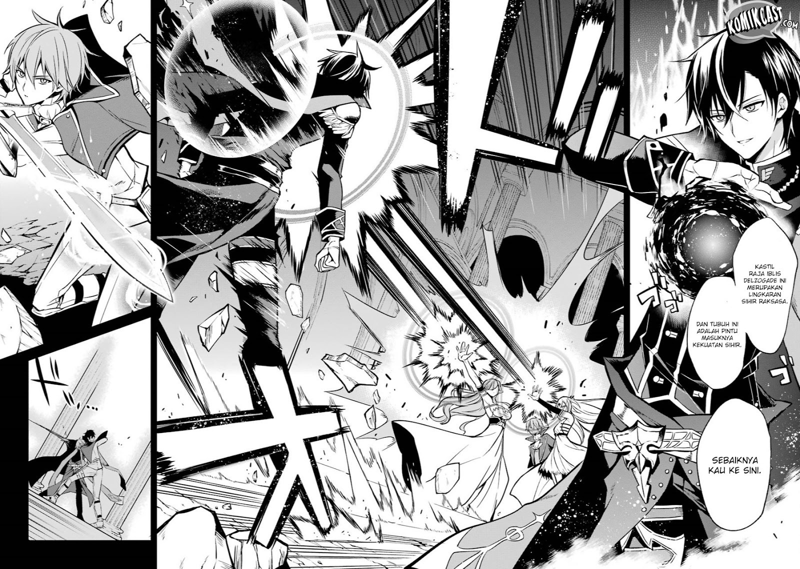 Maou Gakuin no Futekigousha: Shijou Saikyou no Maou no Shiso, Tensei shite Shison-tachi no Gakkou e Kayou chapter 1
