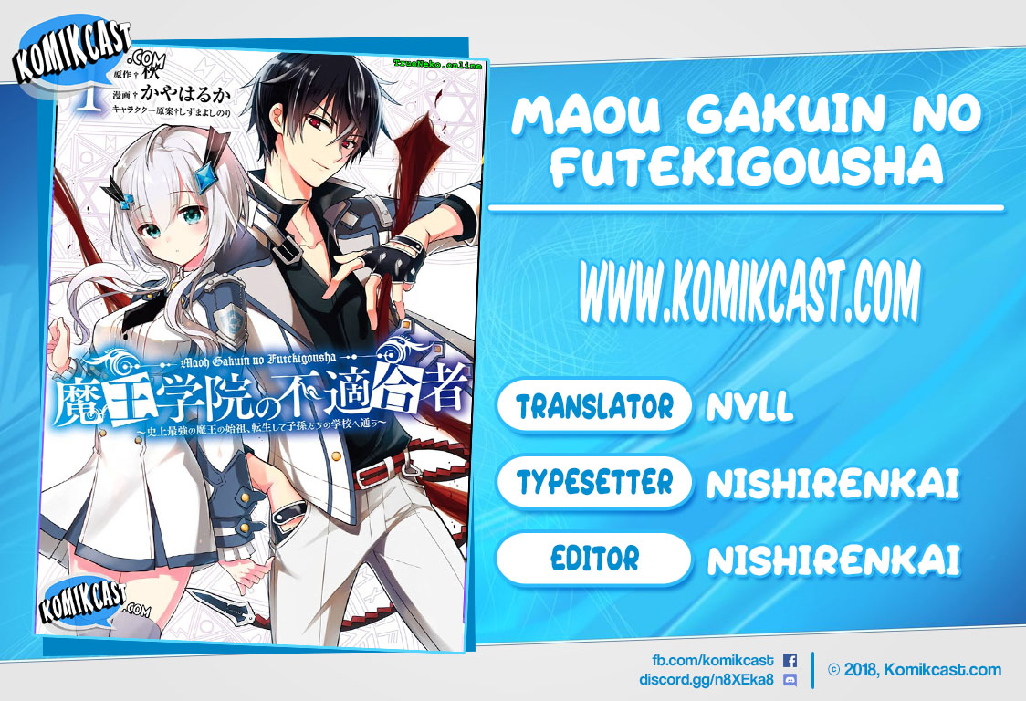 Maou Gakuin no Futekigousha: Shijou Saikyou no Maou no Shiso, Tensei shite Shison-tachi no Gakkou e Kayou chapter 6
