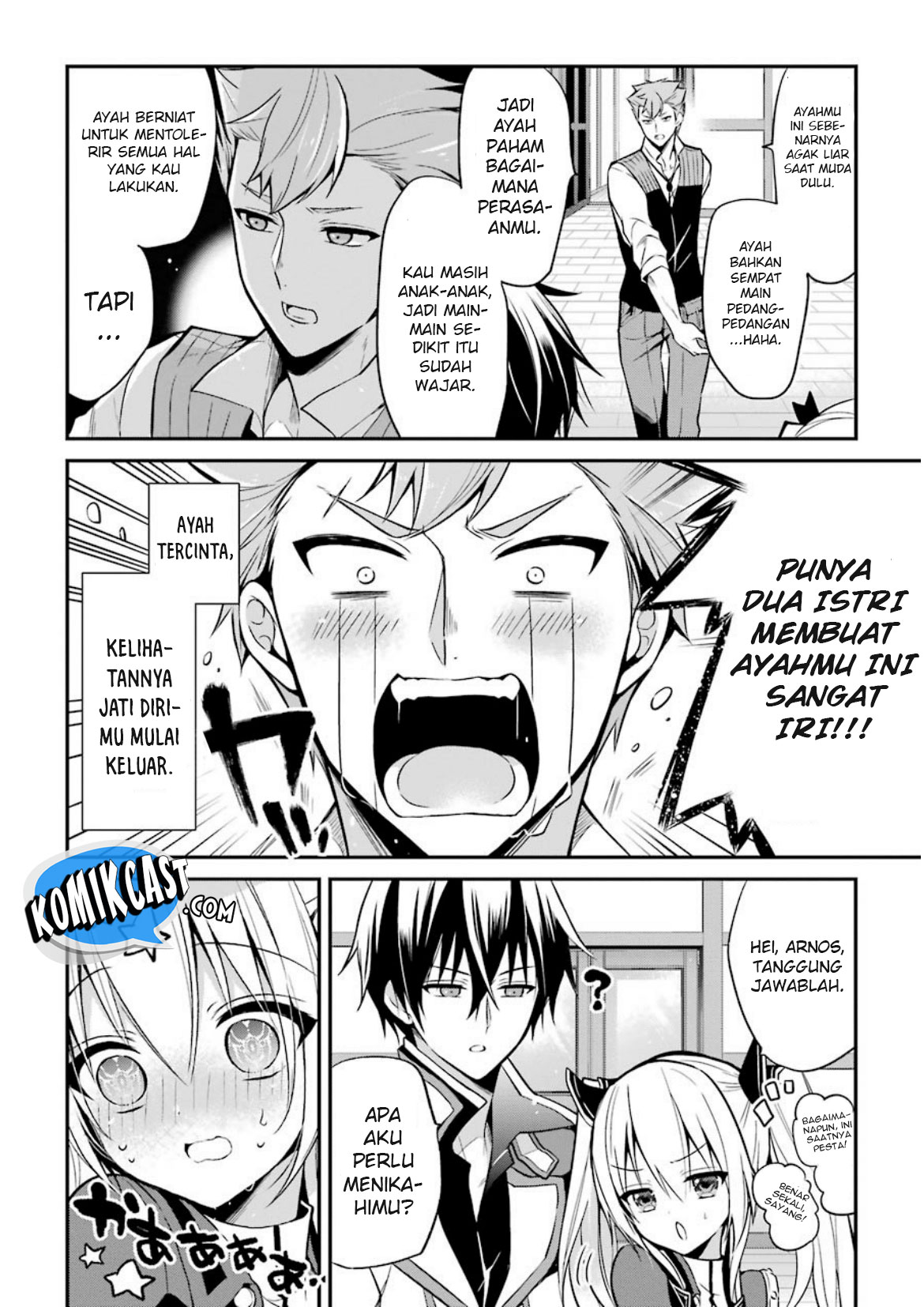 Maou Gakuin no Futekigousha: Shijou Saikyou no Maou no Shiso, Tensei shite Shison-tachi no Gakkou e Kayou chapter 6