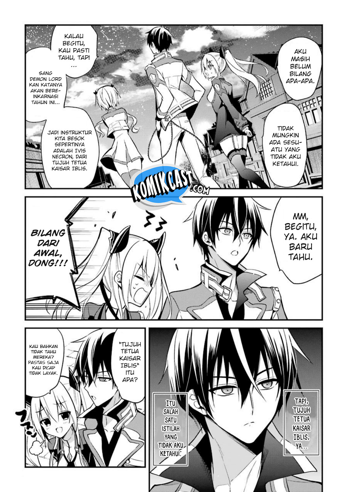 Maou Gakuin no Futekigousha: Shijou Saikyou no Maou no Shiso, Tensei shite Shison-tachi no Gakkou e Kayou chapter 6