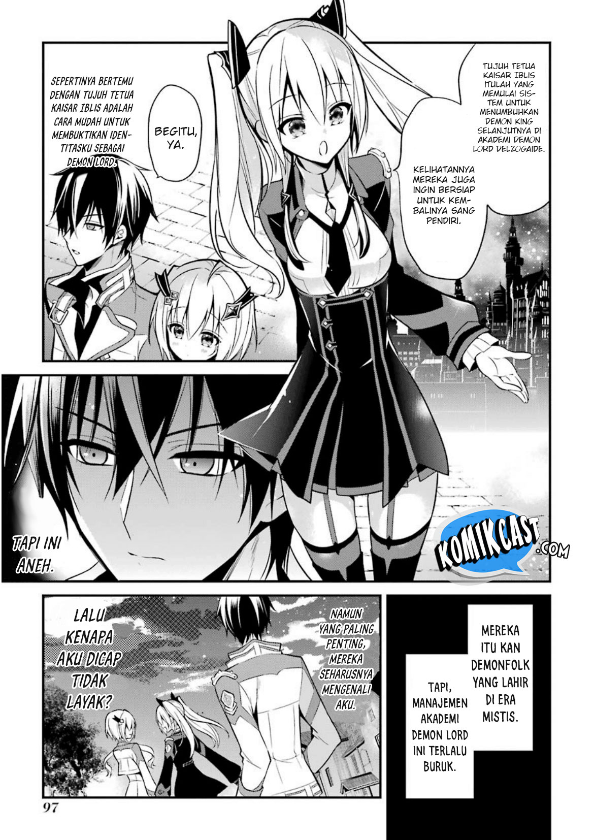 Maou Gakuin no Futekigousha: Shijou Saikyou no Maou no Shiso, Tensei shite Shison-tachi no Gakkou e Kayou chapter 6
