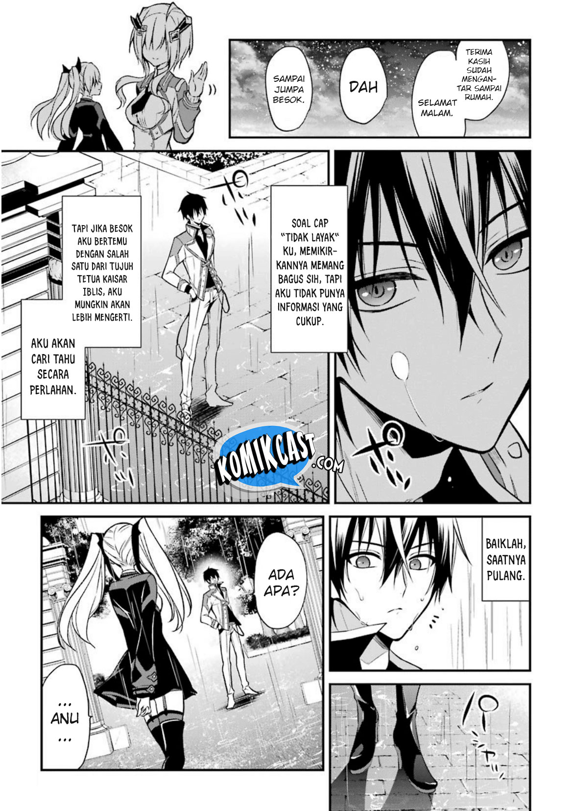 Maou Gakuin no Futekigousha: Shijou Saikyou no Maou no Shiso, Tensei shite Shison-tachi no Gakkou e Kayou chapter 6