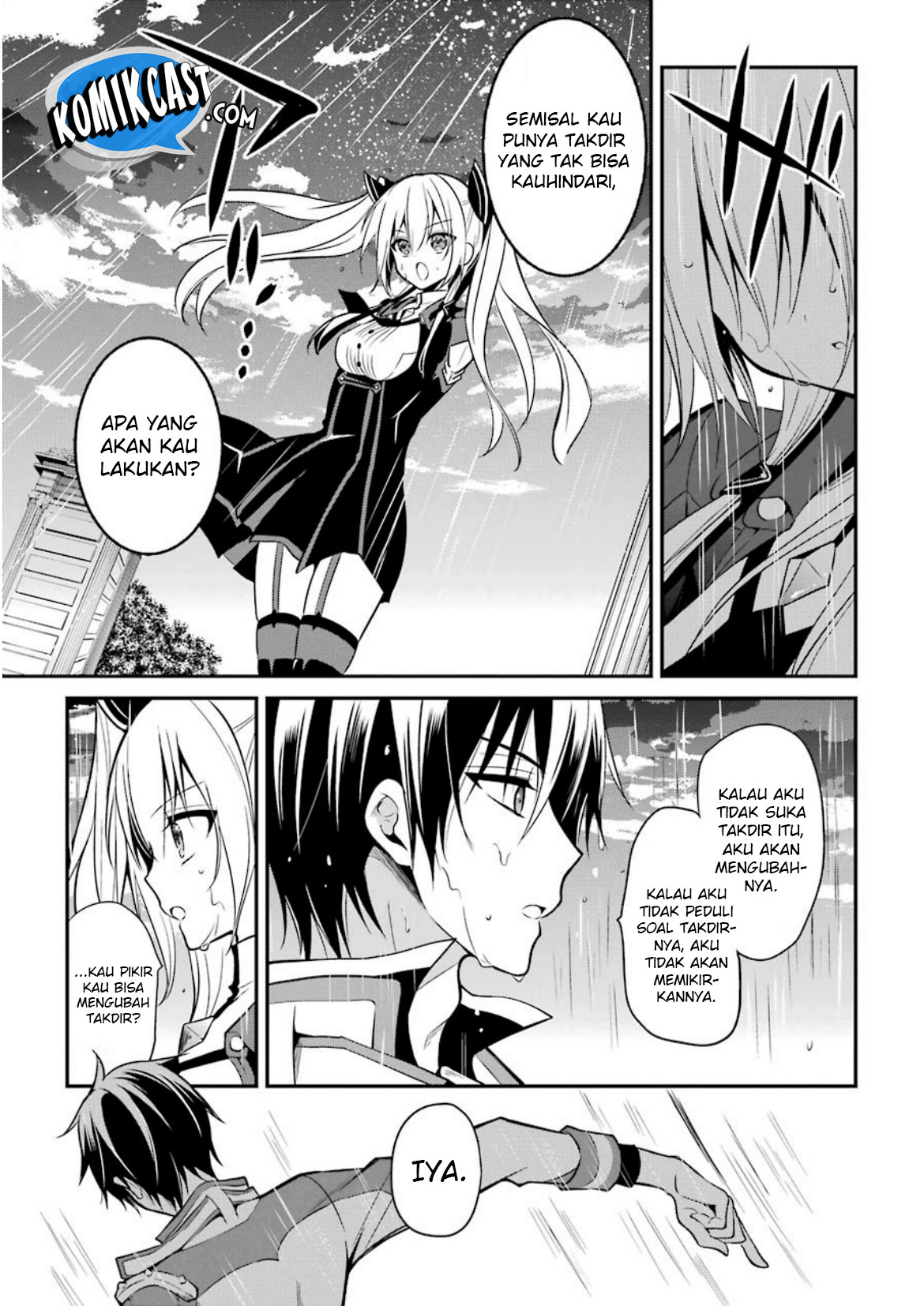 Maou Gakuin no Futekigousha: Shijou Saikyou no Maou no Shiso, Tensei shite Shison-tachi no Gakkou e Kayou chapter 6