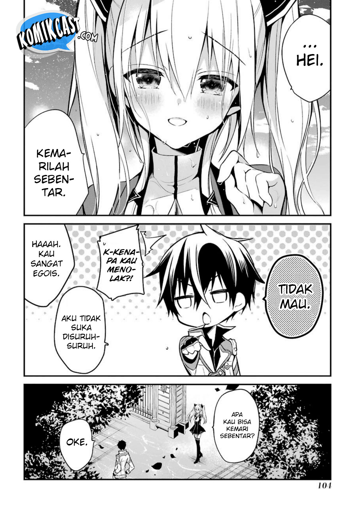 Maou Gakuin no Futekigousha: Shijou Saikyou no Maou no Shiso, Tensei shite Shison-tachi no Gakkou e Kayou chapter 6