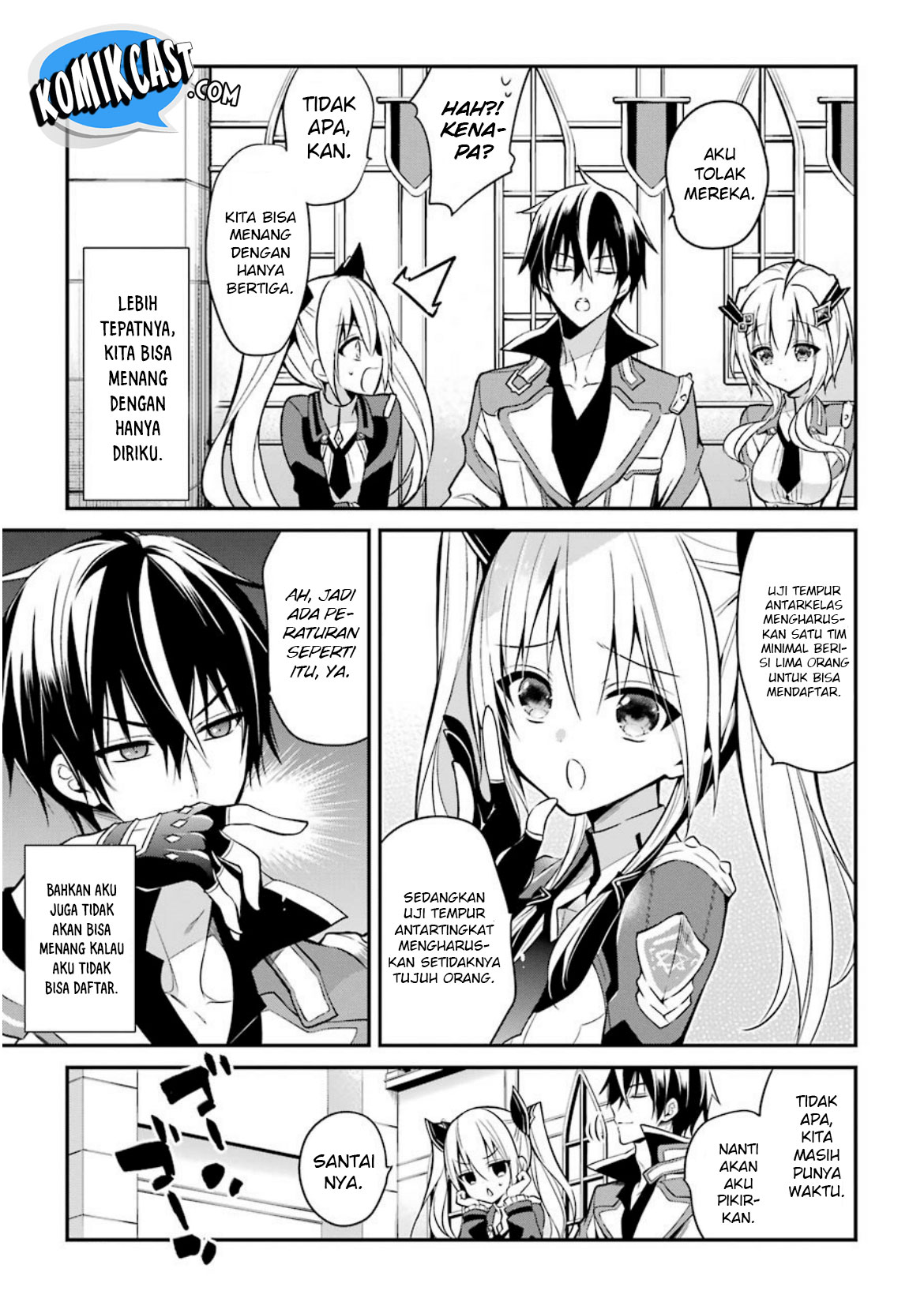 Maou Gakuin no Futekigousha: Shijou Saikyou no Maou no Shiso, Tensei shite Shison-tachi no Gakkou e Kayou chapter 6