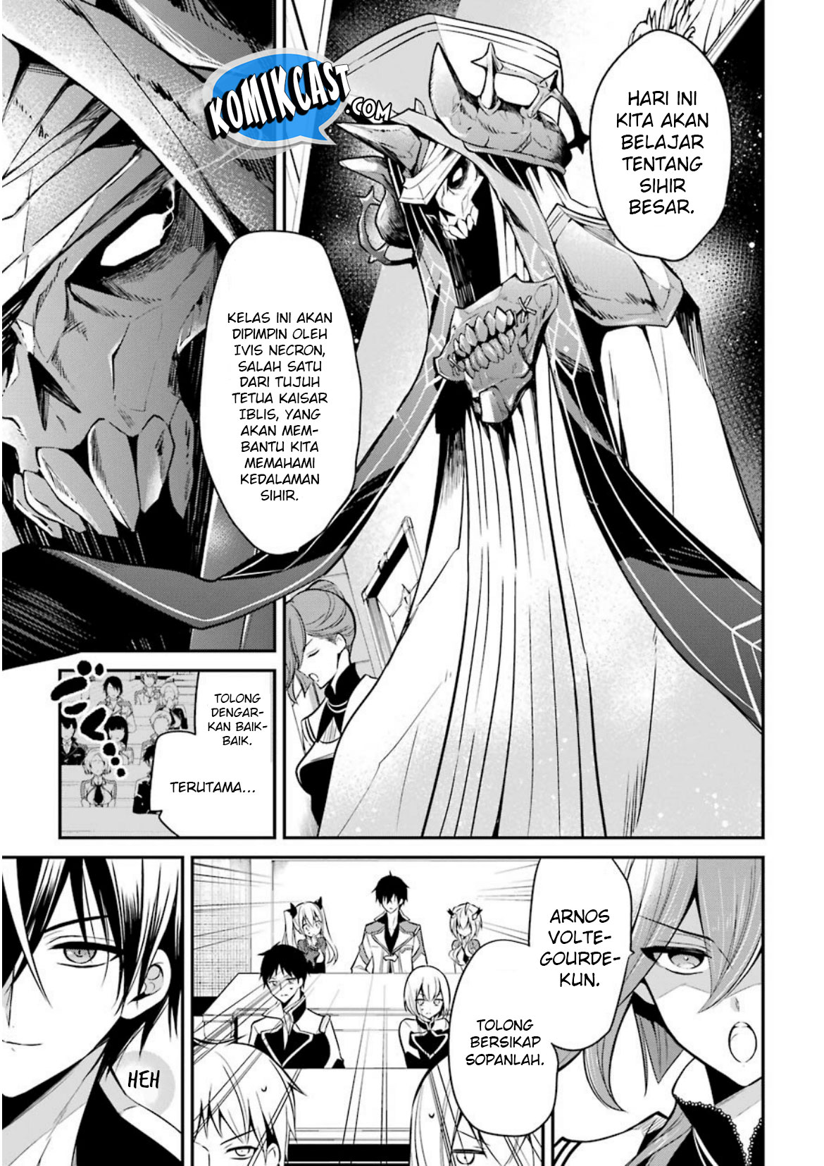 Maou Gakuin no Futekigousha: Shijou Saikyou no Maou no Shiso, Tensei shite Shison-tachi no Gakkou e Kayou chapter 6