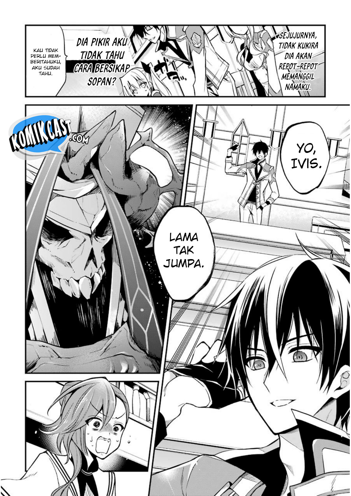 Maou Gakuin no Futekigousha: Shijou Saikyou no Maou no Shiso, Tensei shite Shison-tachi no Gakkou e Kayou chapter 6