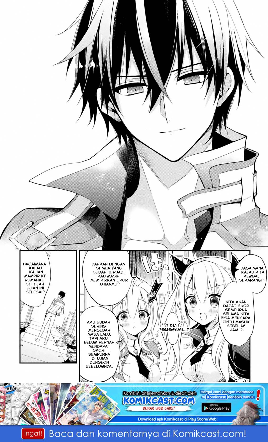 Maou Gakuin no Futekigousha: Shijou Saikyou no Maou no Shiso, Tensei shite Shison-tachi no Gakkou e Kayou chapter 12
