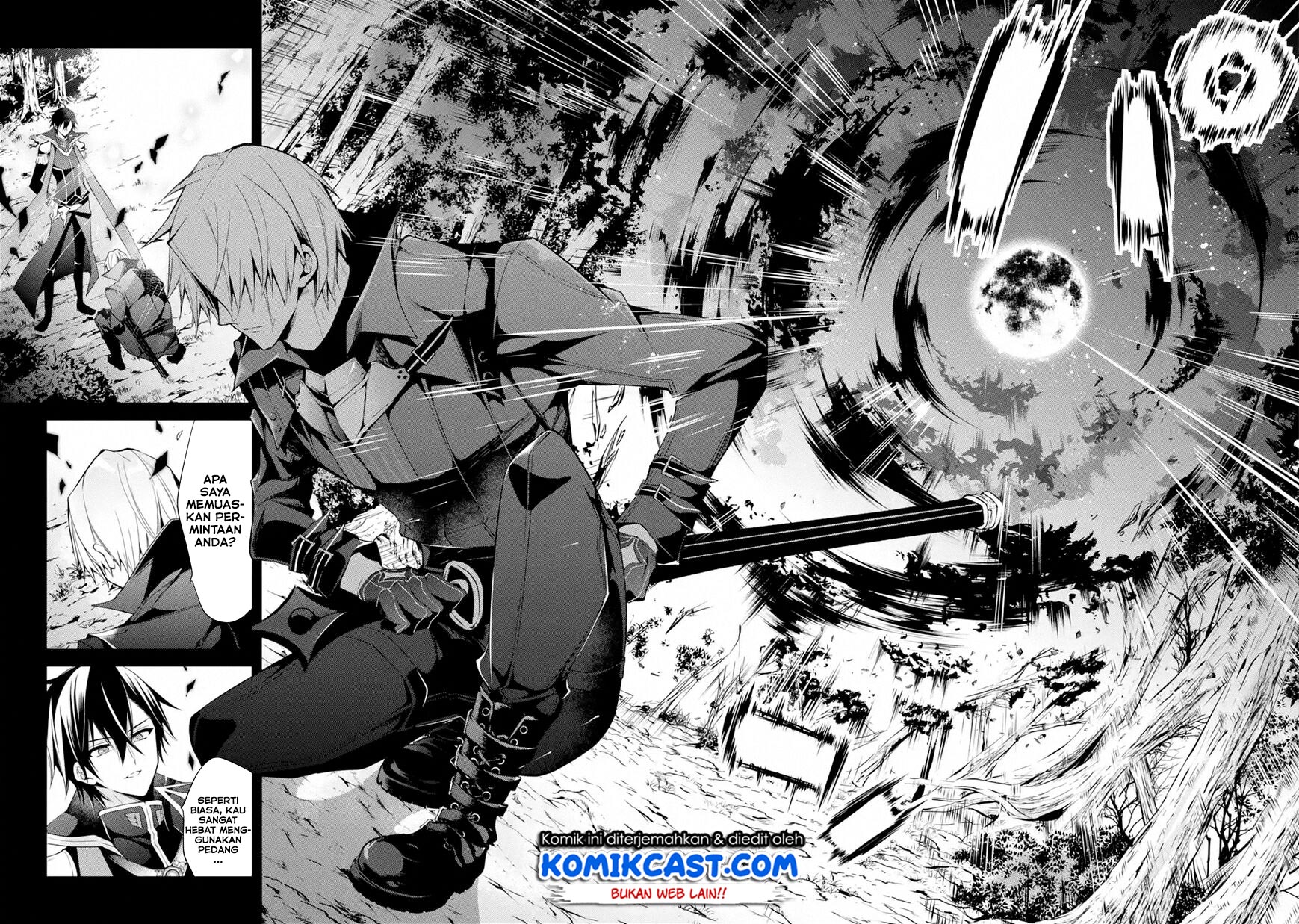 Maou Gakuin no Futekigousha: Shijou Saikyou no Maou no Shiso, Tensei shite Shison-tachi no Gakkou e Kayou Chapter 13.1 Bahasa Indonesia